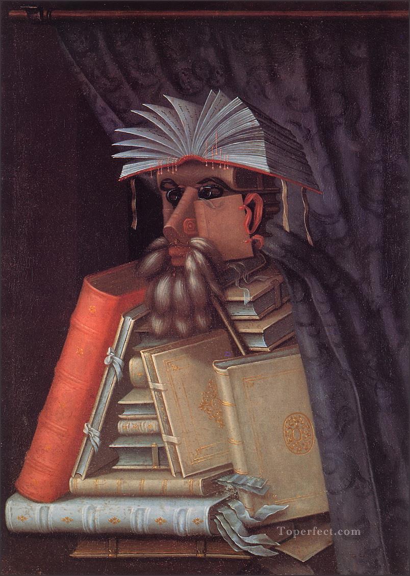 the librarian Giuseppe Arcimboldo Fantasy Oil Paintings